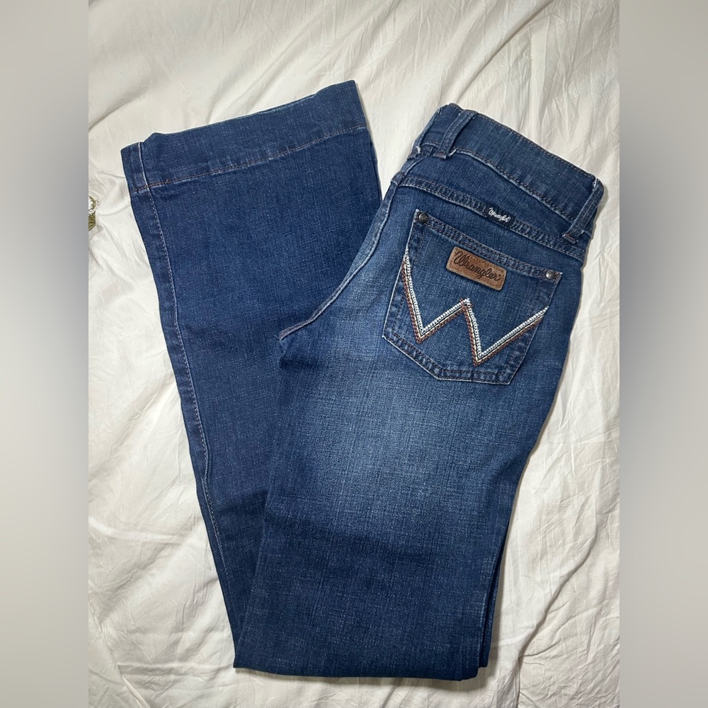 Wrangler Women's Dark Blue Boot Cut Jeans